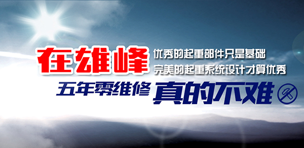 雄峰起重機廠家優勢